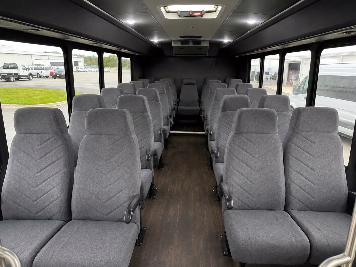 18 passenger minibus interior
