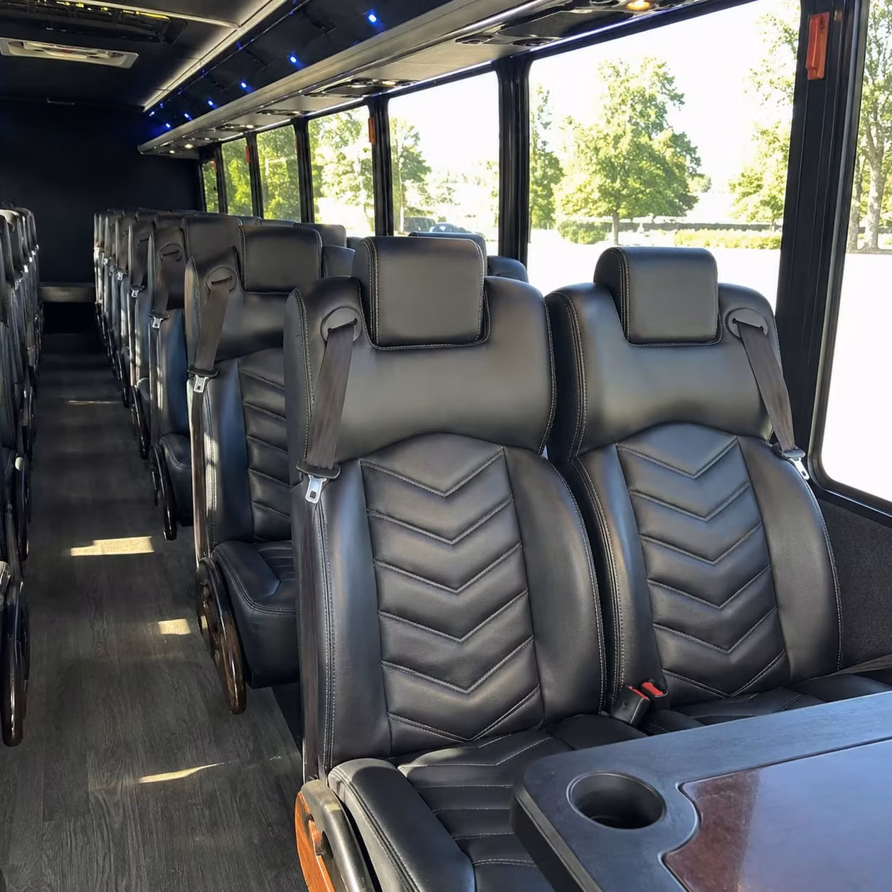 30 passenger minibus interior