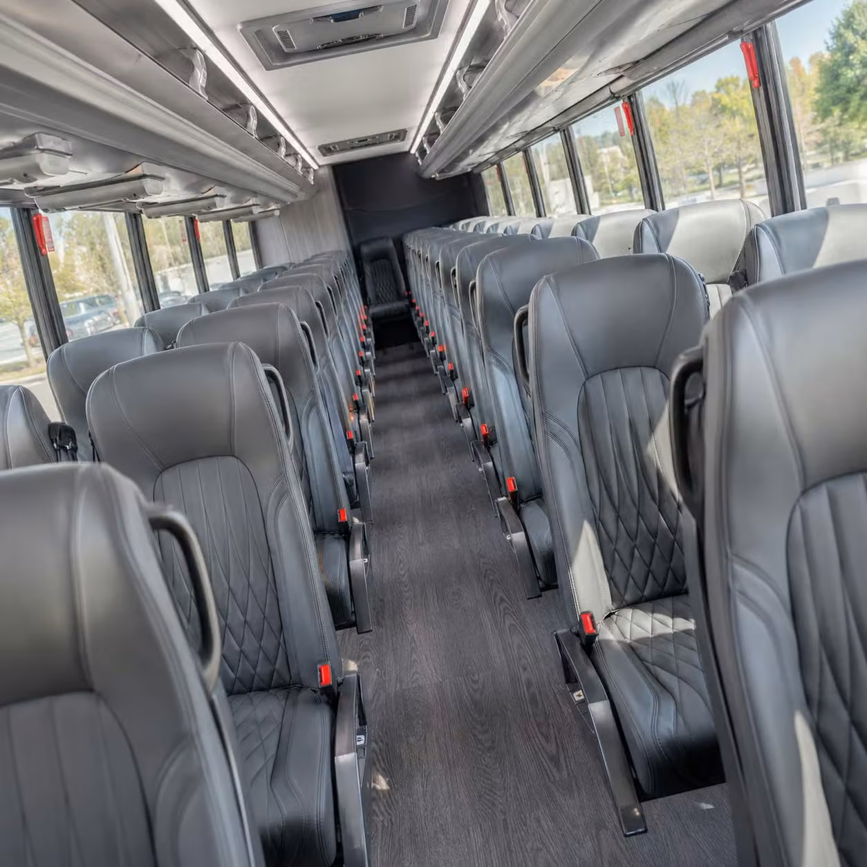 35 passenger minibus interior