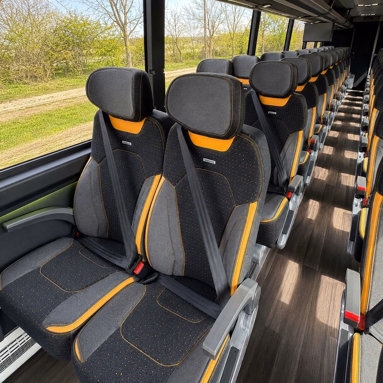 charter bus rentals for concerts and live events at the maverik center