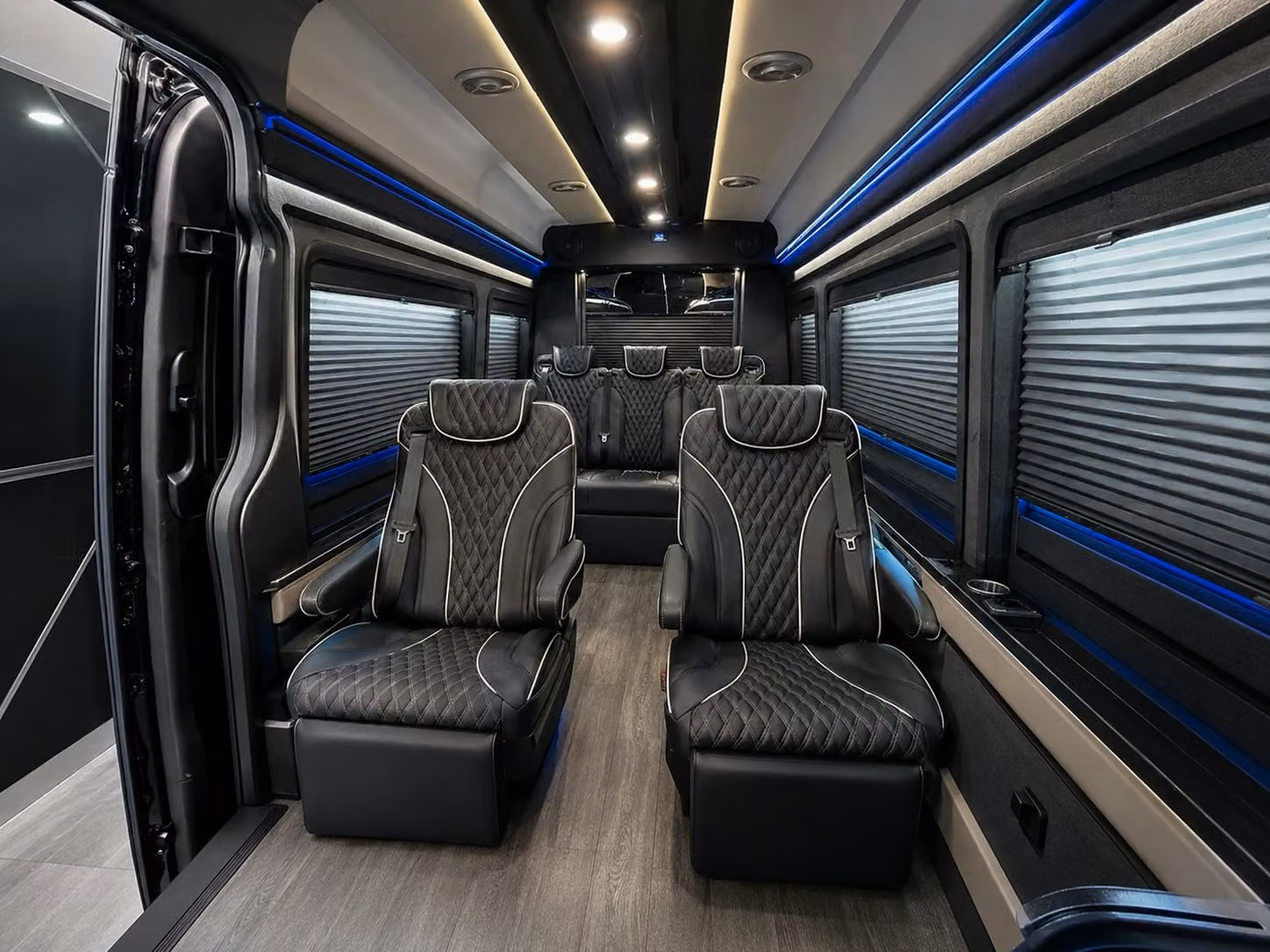 from small sprinter vans to full size charter buses west valley city airport transportation has options