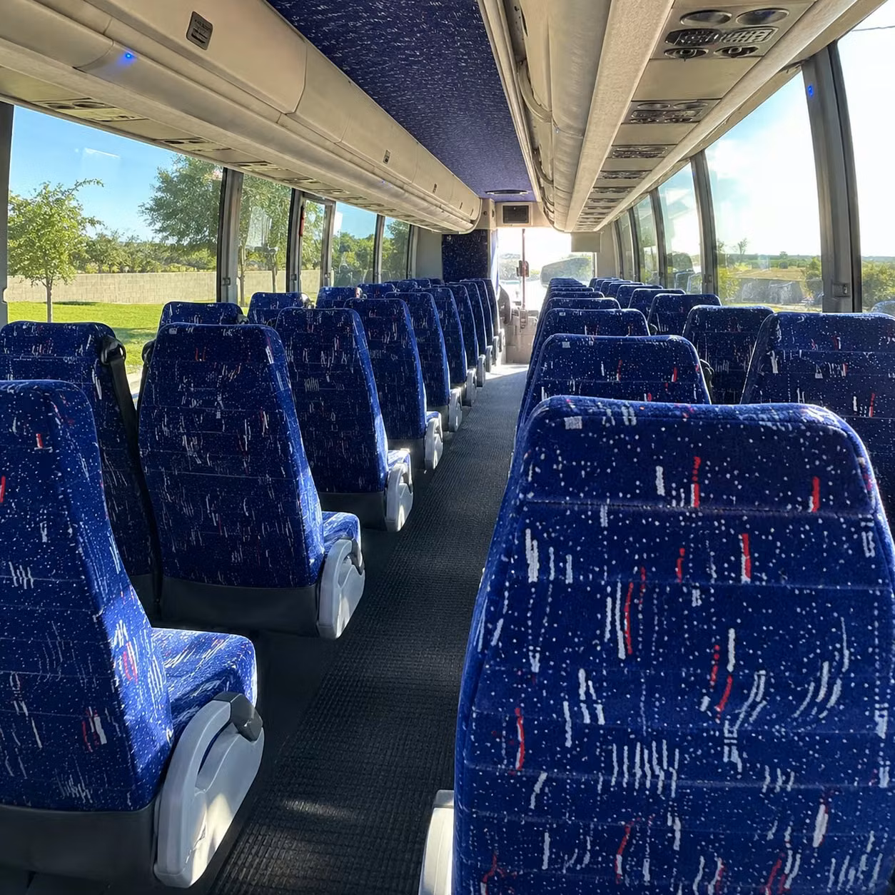 west valley city charter bus rental inside
